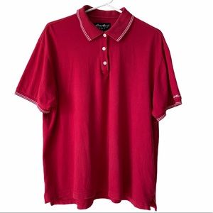 Eddie Bauer Golf Women’s Red Polo Shirt, Size XL